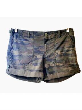 Sanctuary Standard Surplus Camo Utility Shorts Multicolor Womens Size 30 Outdoor